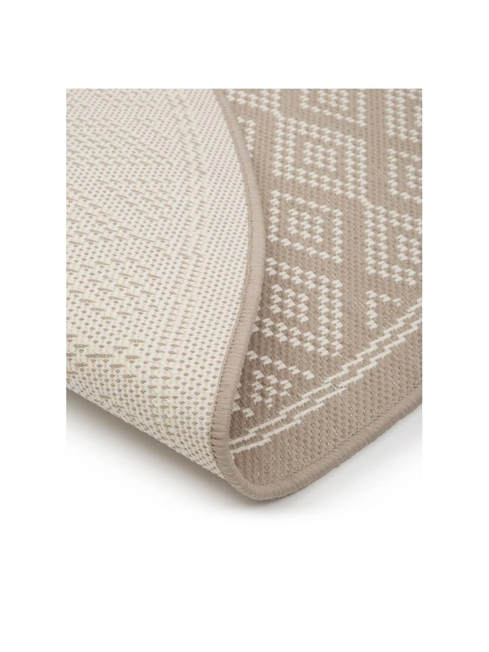 Westwing Collection In- & Outdoor-Teppich Capri in Beige/Creme, Ø 140 cm (Größe M) – Bild 5