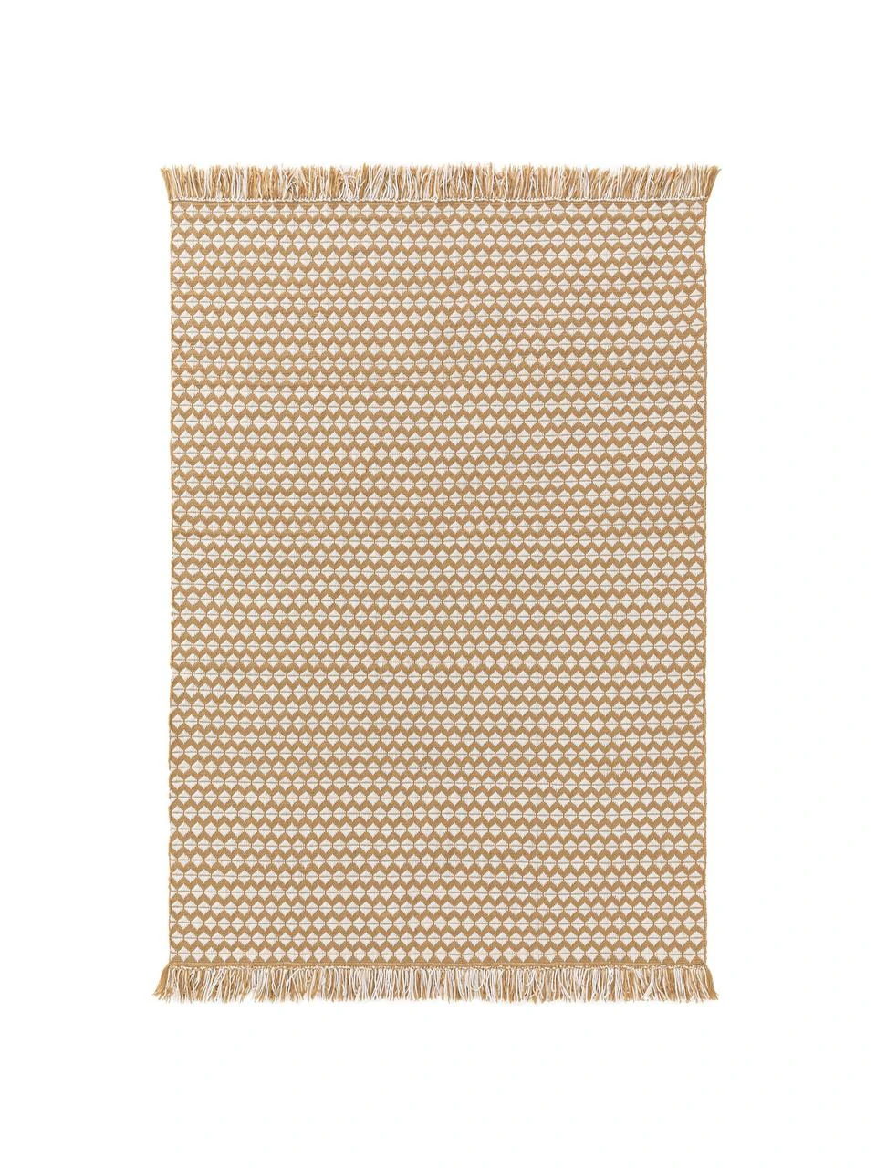 Benuta In- & Outdoor-Teppich Morty mit Ethnomuster und Fransen, B 80 x L 150 cm (Größe XS)