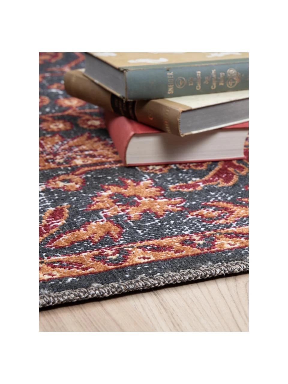 In- & Outdoor-Teppich Tilas in Orange/Grau, Orient Style, B 160 x L 230 cm (Größe M) – Bild 3