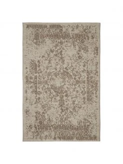 Westwing Collection In- & Outdoor-Teppich Zadie im Vintage Style in Beige, B 200 x L 300 cm (Größe L)