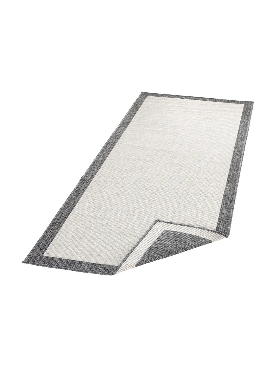 In- und Outdoor-Wendeläufer Panama in Grau/Creme, B 80 x L 250 cm – Bild 3