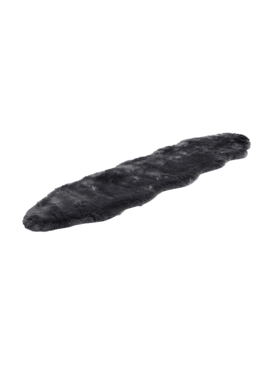 Westwing Collection Kunstfell-Teppich Mathilde, glatt, B 60 x L 180 cm – Bild 2