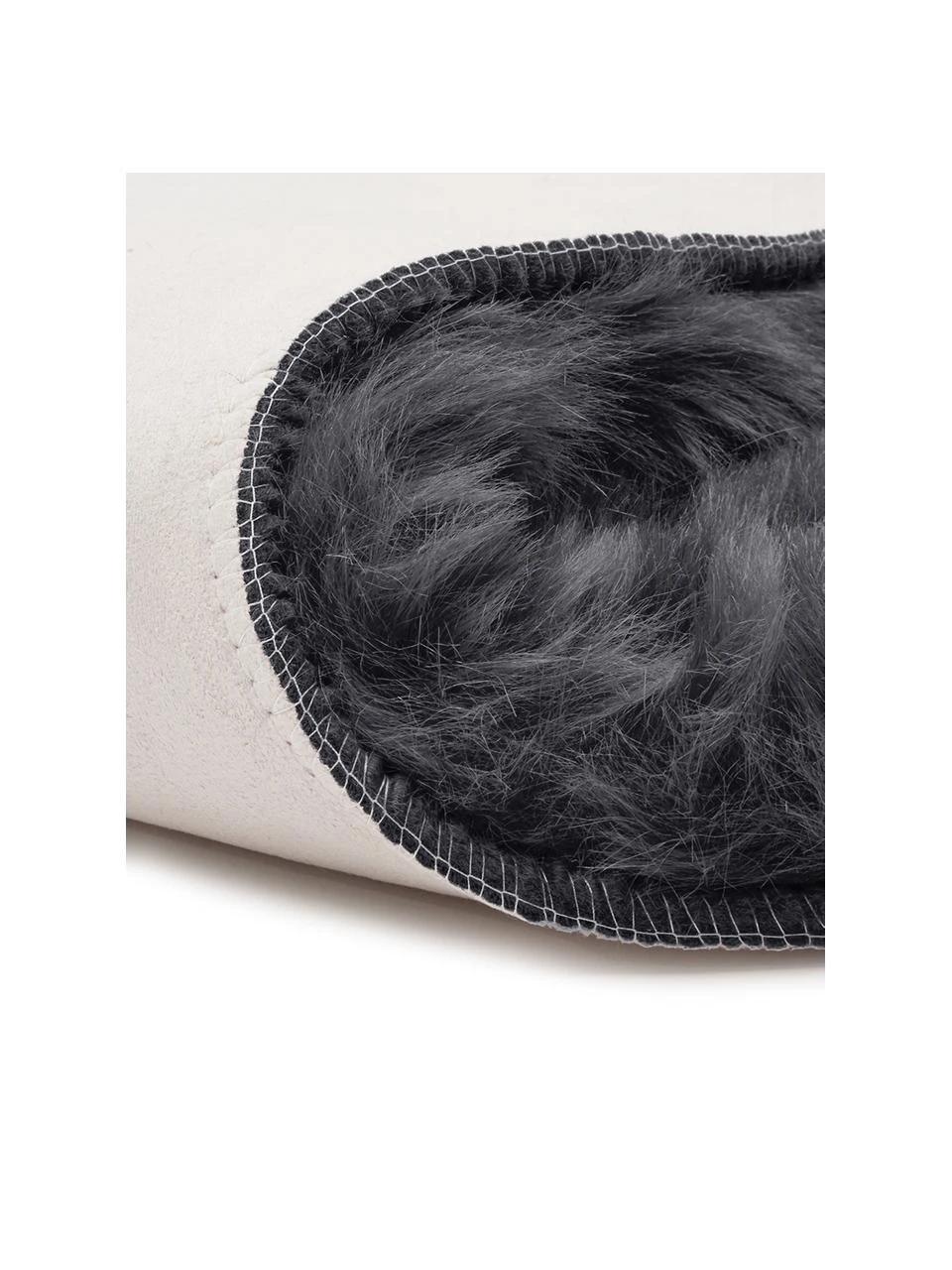 Westwing Collection Kunstfell-Teppich Mathilde, glatt, B 60 x L 180 cm – Bild 5