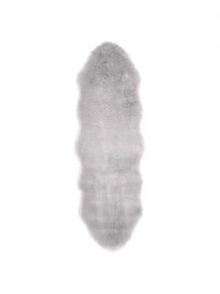 Westwing Collection Kunstfell-Teppich Mathilde, glatt, B 60 x L 180 cm