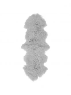Langhaar-Lammfell-Teppich Ella, gelockt, B 50 x L 160 cm