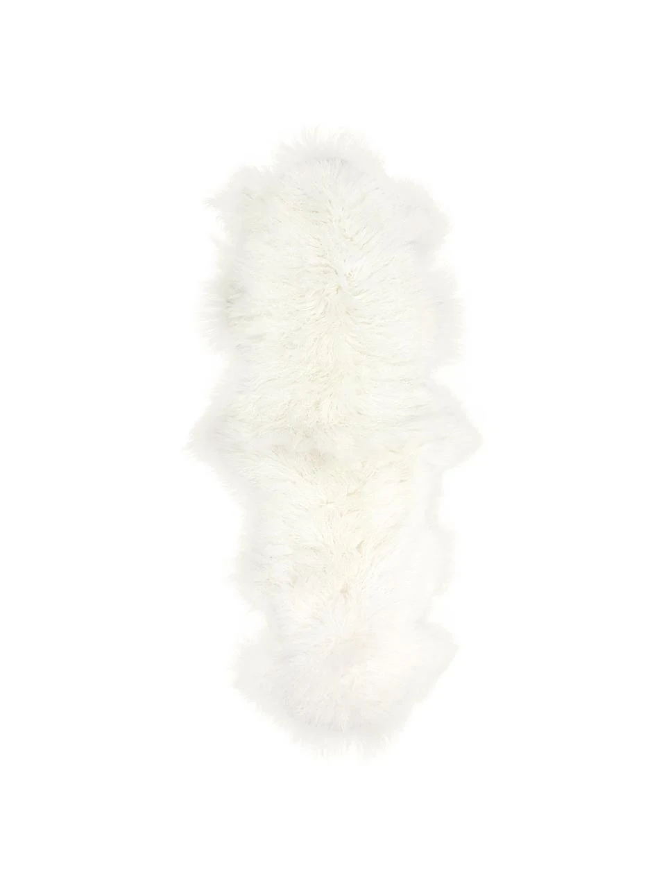 Langhaar-Lammfell-Teppich Ella, gelockt, B 50 x L 160 cm