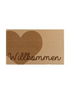 Polyamid-Fußmatte Heart, B 50 x L 70 cm