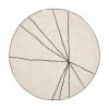 Lorena Canals Runder Baumwollteppich Trace, waschbar, Ø 160 cm (Größe L)