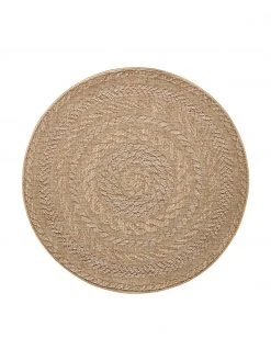 Runder In- & Outdoor-Teppich Almendro in Jute Optik, Ø 160 cm (Größe L)