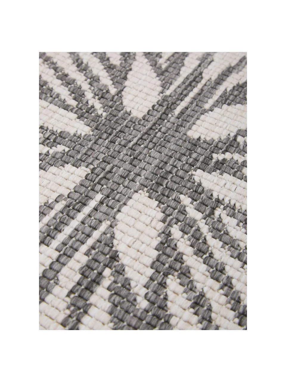 Runder In- & Outdoor-Wendeteppich Madrid in Grau/Creme, Ø 140 cm (Größe M) – Bild 4