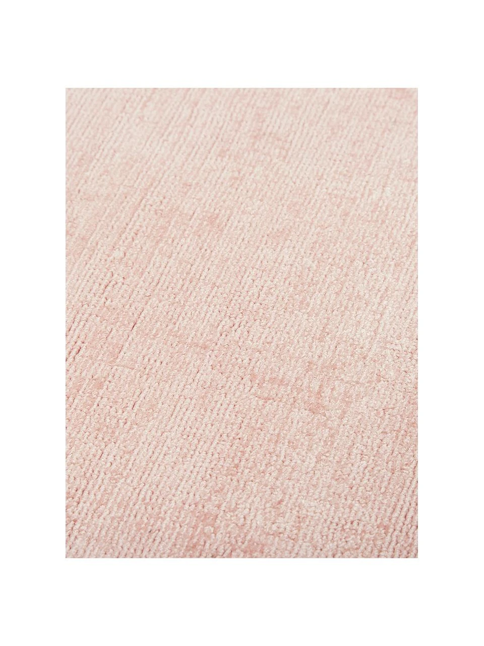 Westwing Collection Runder Viskoseteppich Jane in Rosa, handgewebt, Ø 120 cm (Größe S) – Bild 4