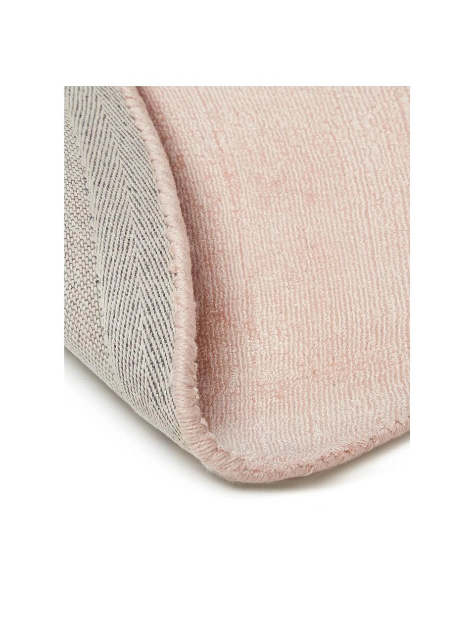 Westwing Collection Runder Viskoseteppich Jane in Rosa, handgewebt, Ø 120 cm (Größe S) – Bild 6