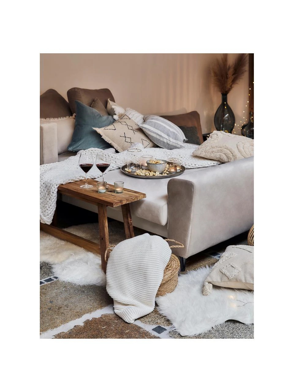 Schaffell-Teppich Oslo, glatt, B 60 x L 180 cm – Bild 2