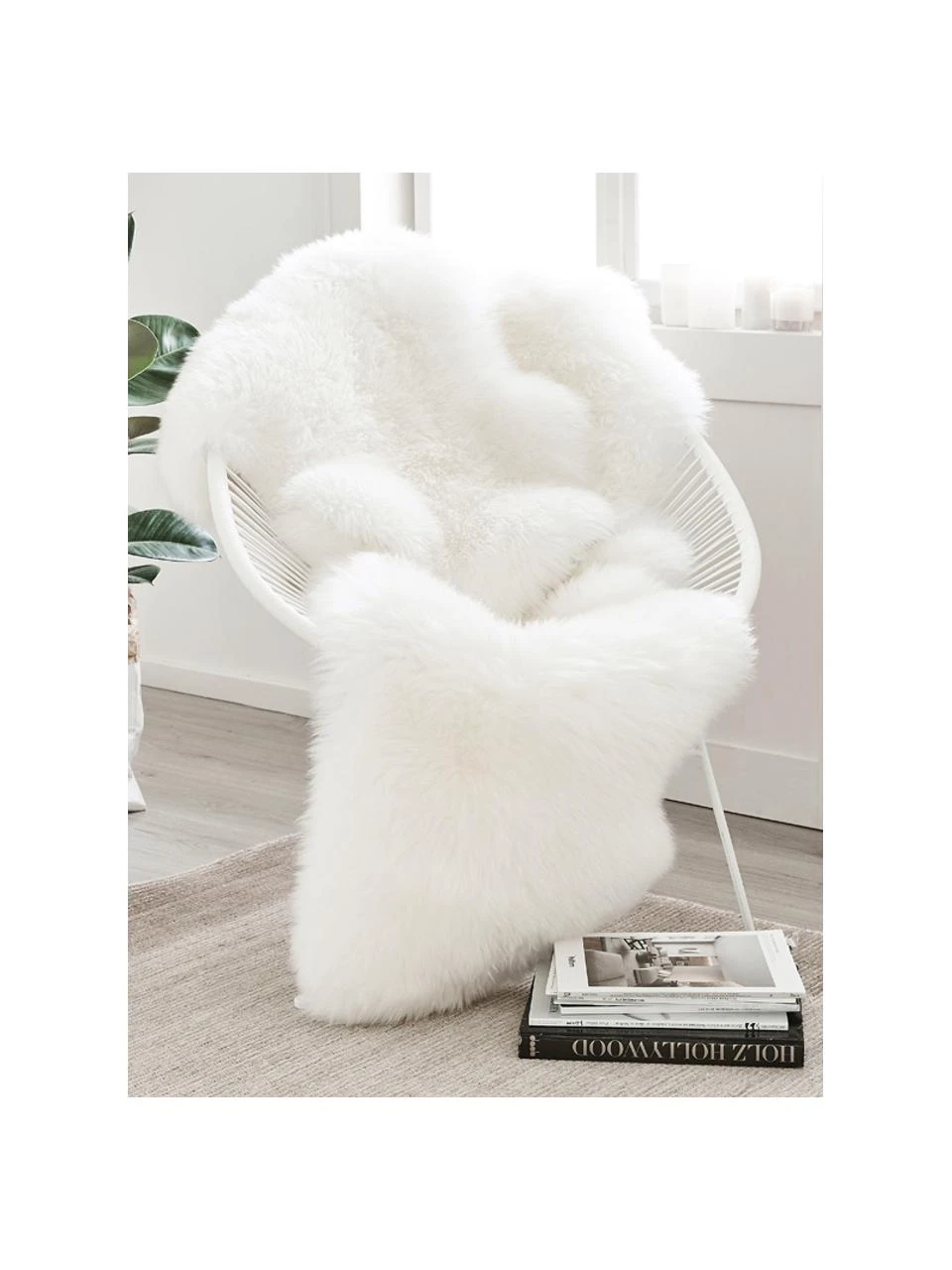 Schaffell-Teppich Oslo, glatt, B 60 x L 180 cm – Bild 5