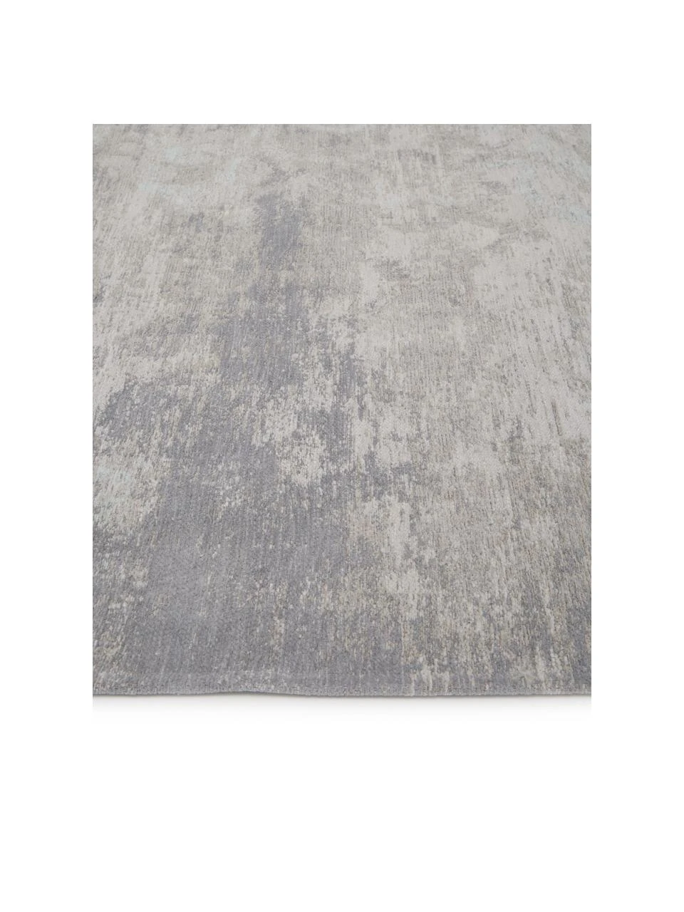 Louis de Poortere Vintage Chenilleteppich Babylon in Grau-Beige, B 140 x L 200 cm (Größe S) – Bild 3