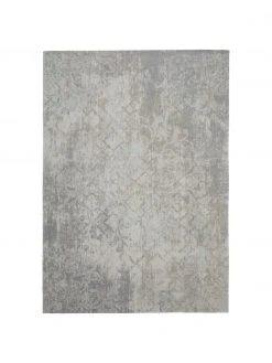 Louis de Poortere Vintage Chenilleteppich Babylon in Grau-Beige, B 140 x L 200 cm (Größe S)