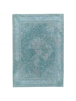 The Rugworks Vintage Chenilleteppich Palermo in Türkis, B 160 x L 230 cm (Größe M)