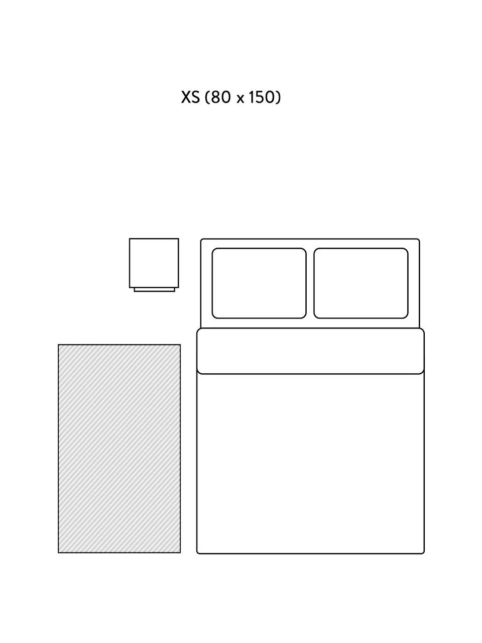 Westwing Collection Vintage Chenilleteppich Rimini in Türkis-Braun, handgewebt, B 80 x L 150 cm (Größe XS) – Bild 6