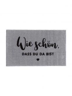 Eulenschnitt Waschbare Polyamid-Fußmatte Wie Schön, B 45 x L 75 cm