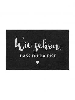 Eulenschnitt Waschbare Polyamid-Fußmatte Wie Schön, B 45 x L 75 cm