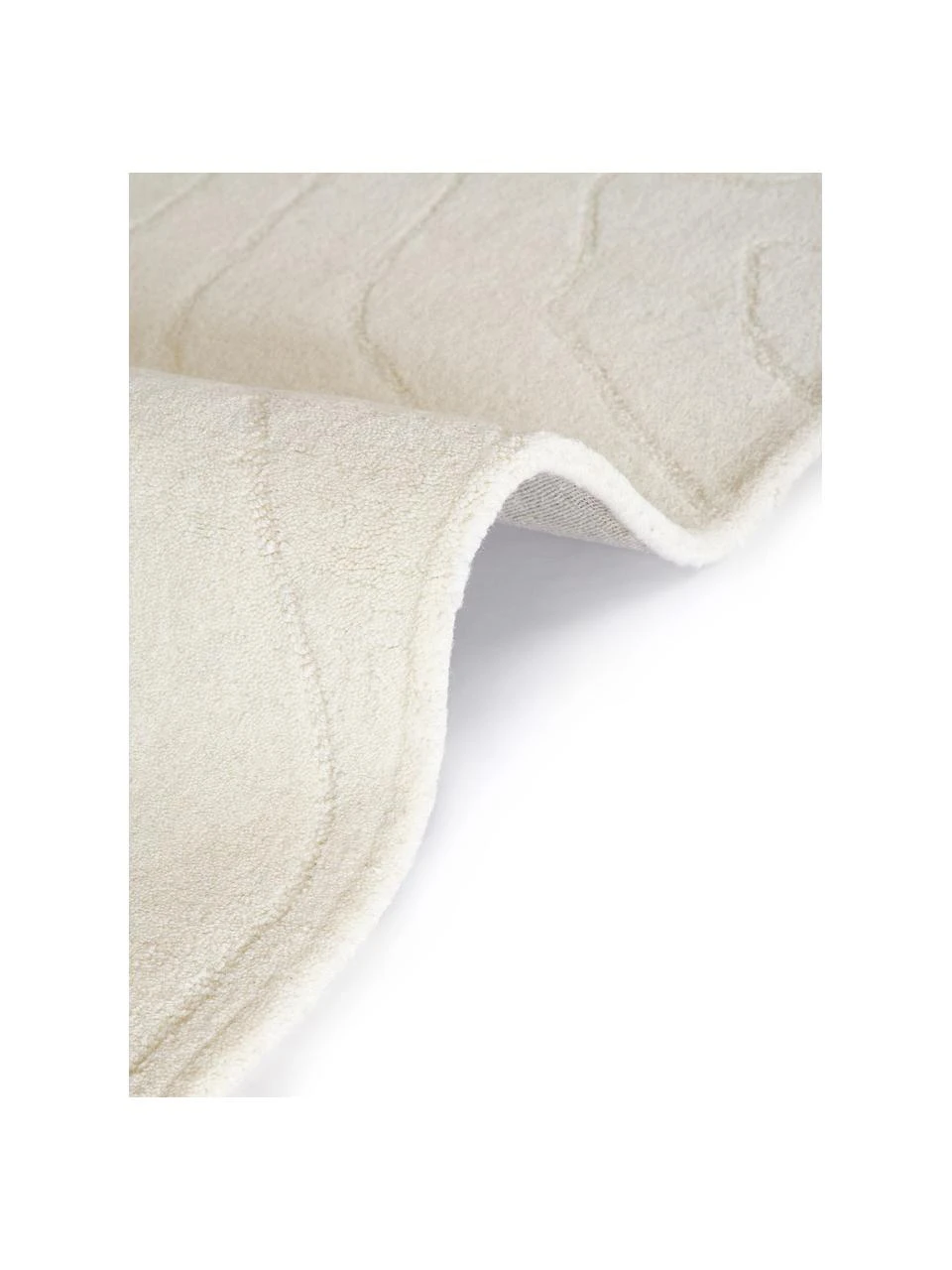 Westwing Collection Wollteppich Aaron in Cremeweiß, handgetuftet, B 200 x L 300 cm (Größe L)Nur noch 1 Artikel verfügbar – Bild 6